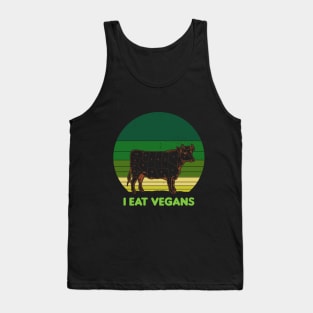 I Eat Vegans - Carnivore Vintage Sunset Tank Top